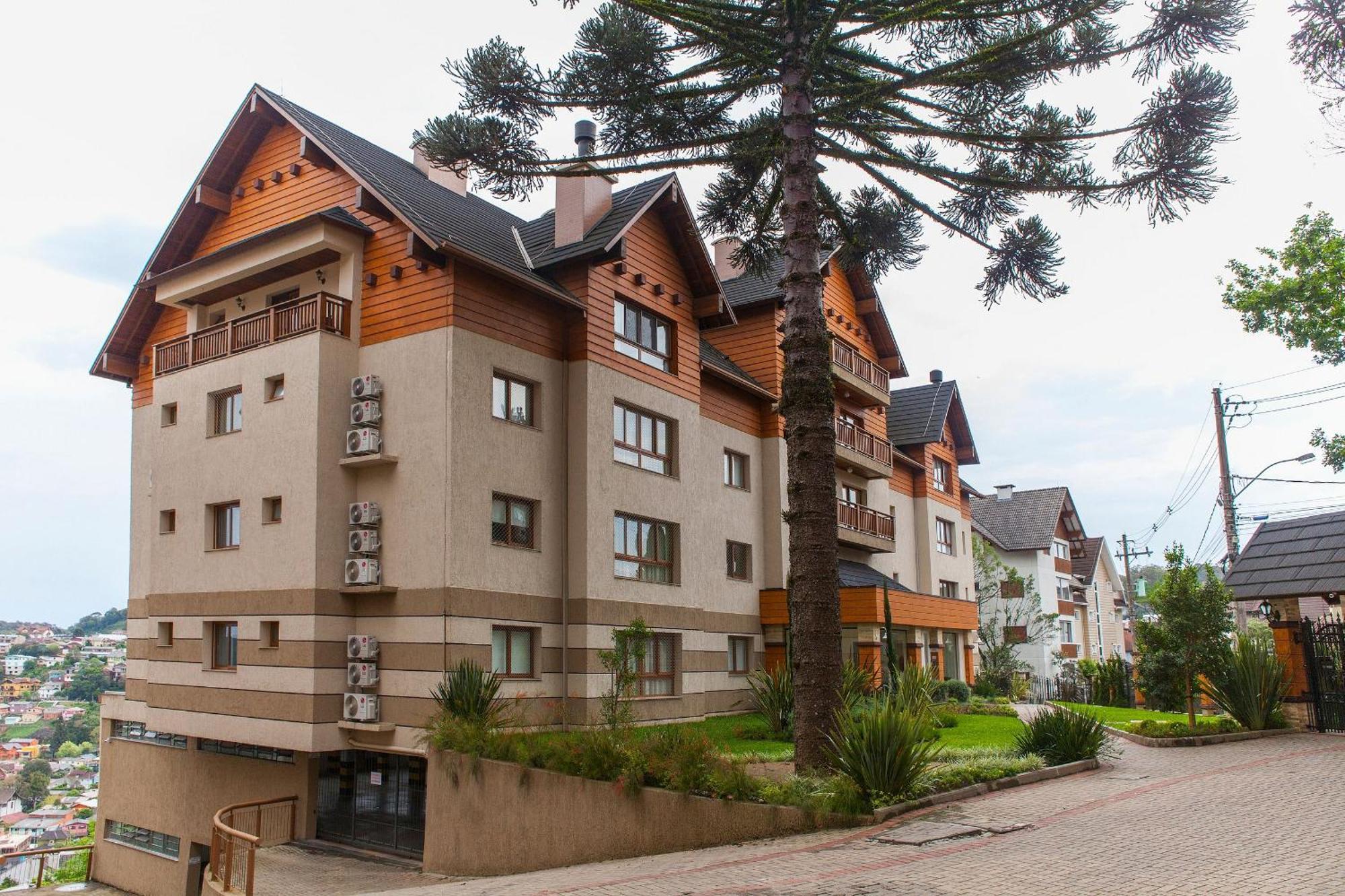 Apartamento Residencial Via Florida Gramado Exterior foto